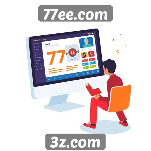 Experiência do usuário no site 77ee.com